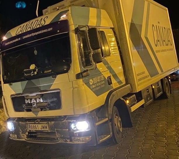 Mudanzas de noche en Granada